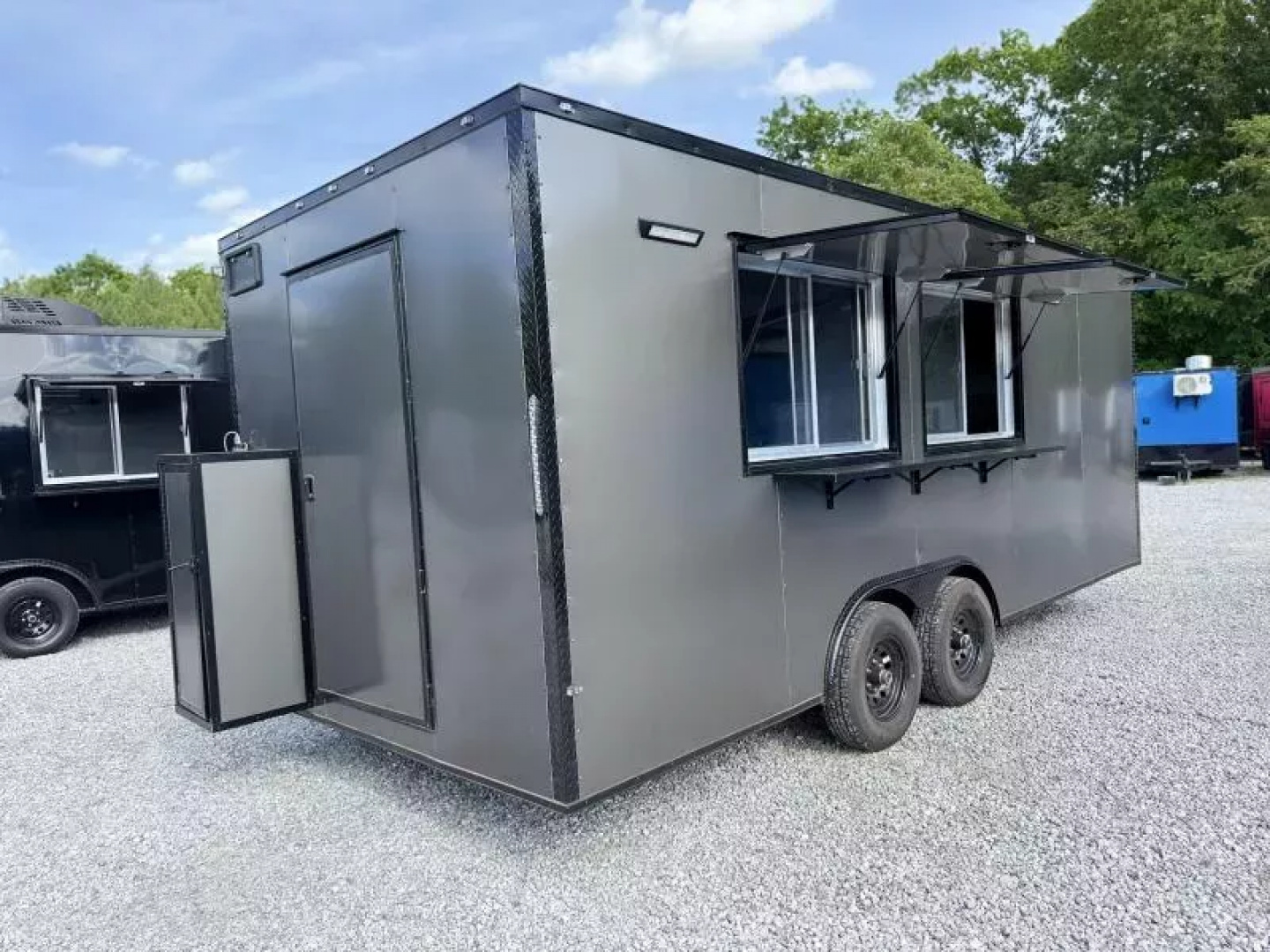 New 2026 Coast 2 Coast 8.5X20 TA CONCESSION TRAILER (FULLY EQUIPPED) BLACKOUT Vending / Concession Trailer
