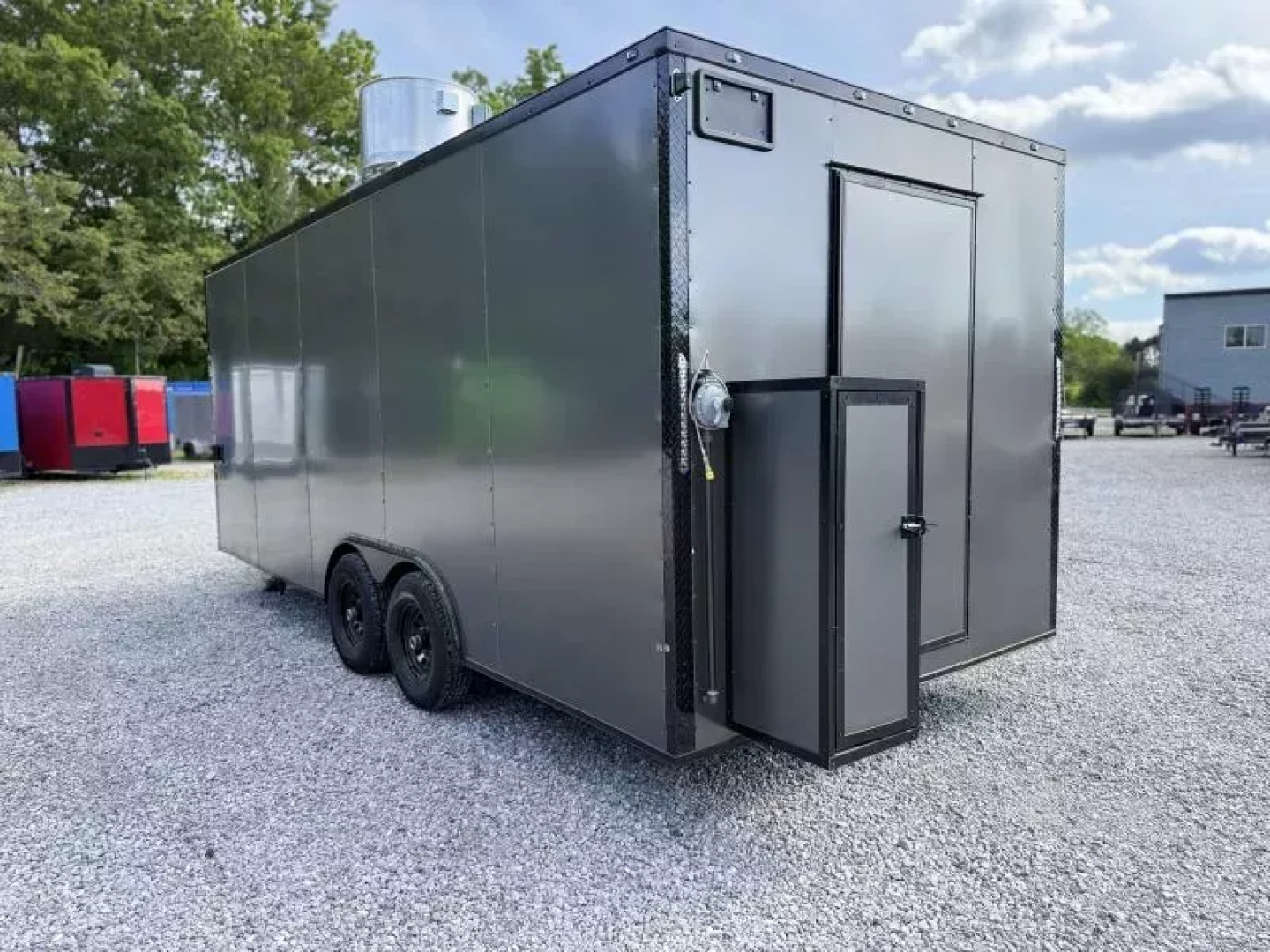 New 2026 Coast 2 Coast 8.5X20 TA CONCESSION TRAILER (FULLY EQUIPPED) BLACKOUT Vending / Concession Trailer
