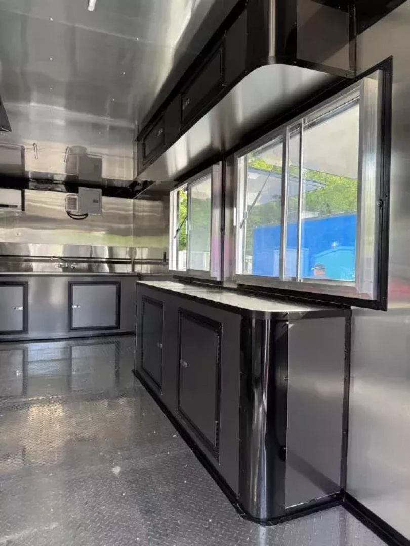 New 2026 Coast 2 Coast 8.5X20 TA CONCESSION TRAILER (FULLY EQUIPPED) BLACKOUT Vending / Concession Trailer