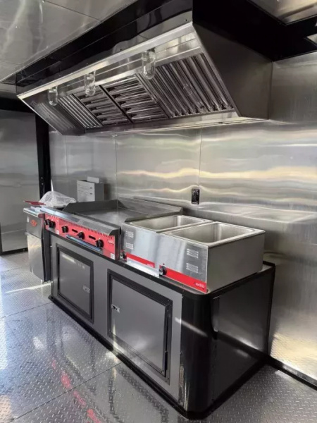 New 2026 Coast 2 Coast 8.5X20 TA CONCESSION TRAILER (FULLY EQUIPPED) BLACKOUT Vending / Concession Trailer