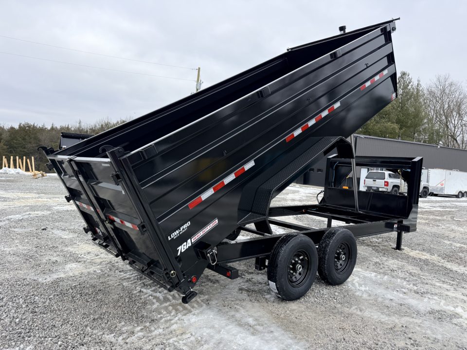 New 2026 PJ Trailers 7X16 GOOSENECK (4FT WALL) DUMP TRAILER 15680 GVWR Dump Trailer