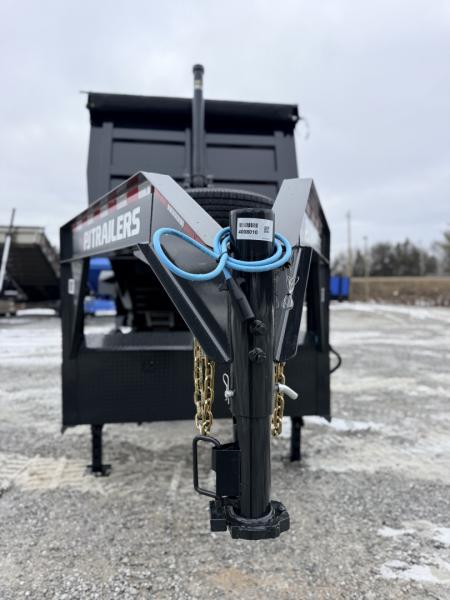 New 2026 PJ Trailers 7X16 GOOSENECK (4FT WALL) DUMP TRAILER 15680 GVWR Dump Trailer