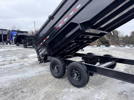 New 2026 PJ Trailers 7X16 GOOSENECK (4FT WALL) DUMP TRAILER 15680 GVWR Dump Trailer