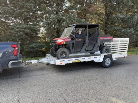 New 2027 Aluma 8015TG UTIITY HD SA ATV Trailer