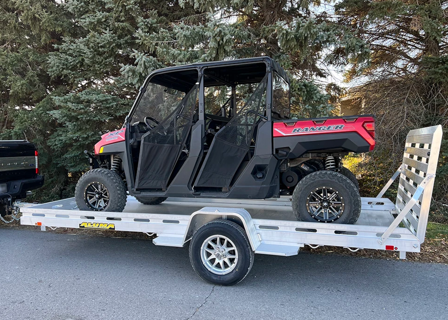 New 2027 Aluma 8014TG UTIITY HD SA ATV Trailer