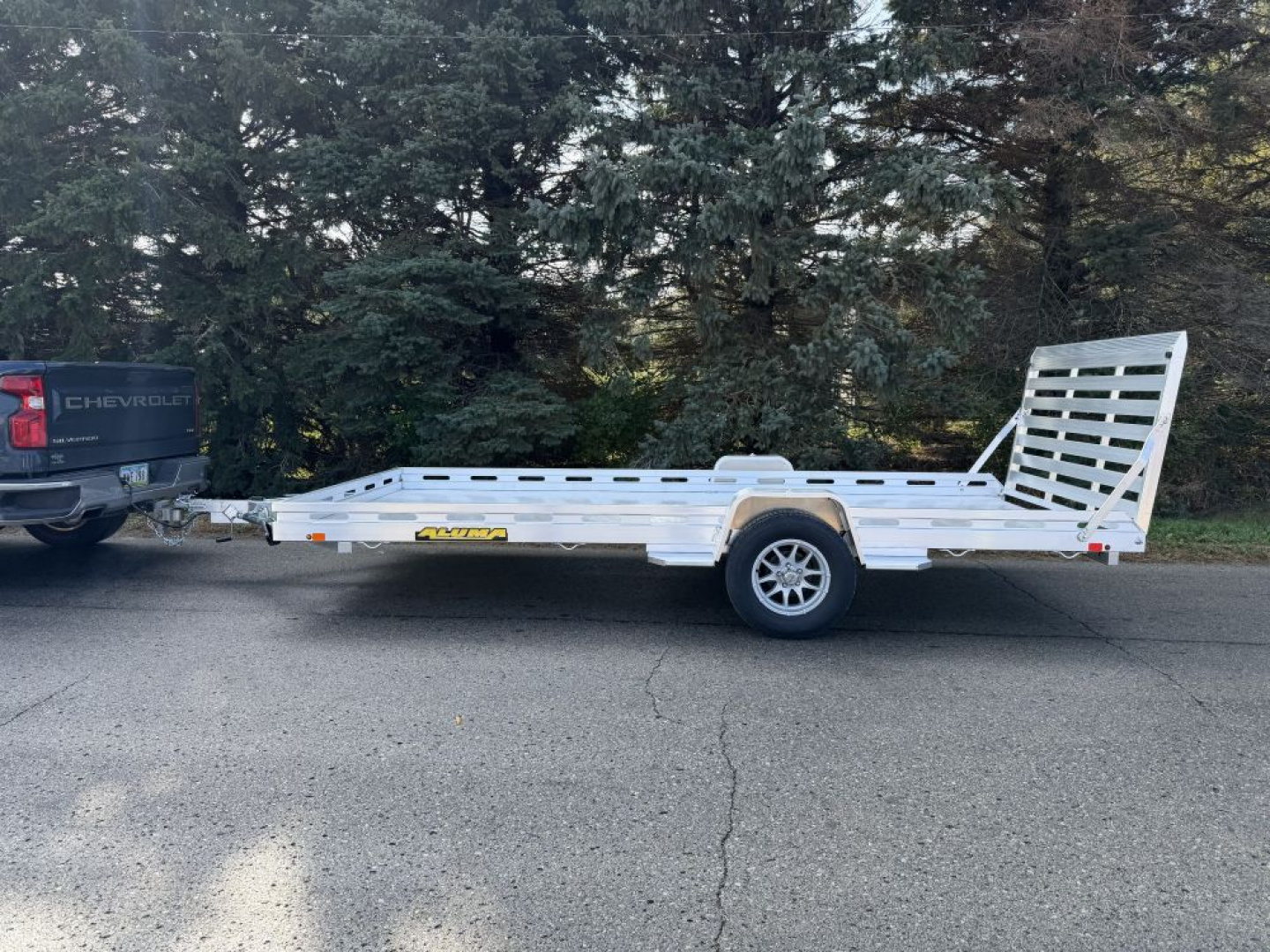 New 2027 Aluma 8014TG UTIITY HD SA ATV Trailer
