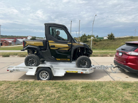 New 2027 Aluma 7712 H TILT Tilt Trailer