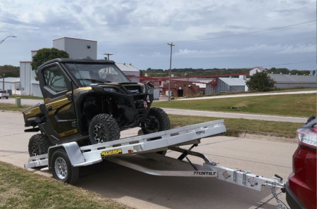 New 2027 Aluma 7712 H TILT Tilt Trailer