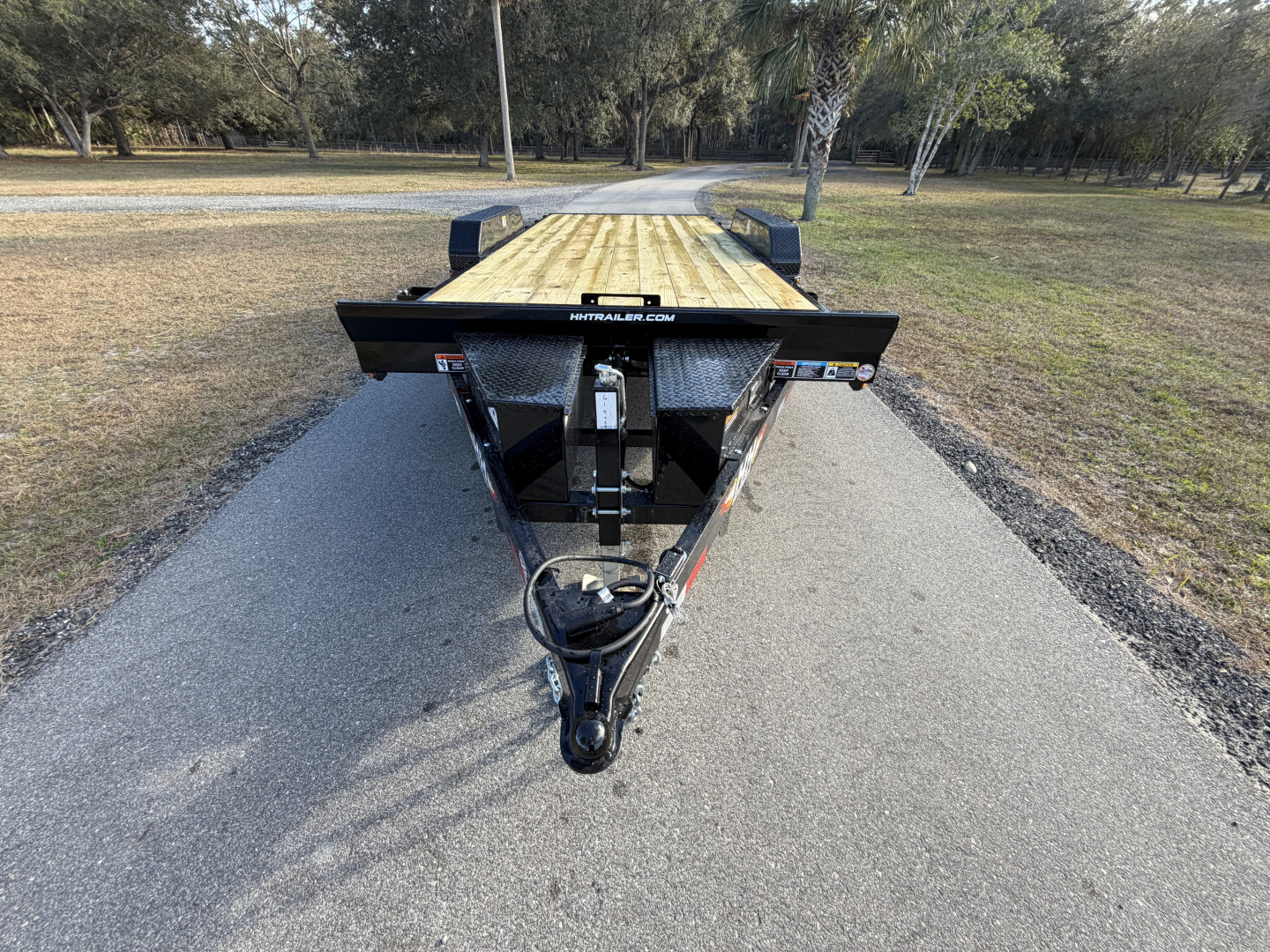 New 2026 H&H Trailers 7K 82X18 Electric Tilt Speed Loader Car Hauler