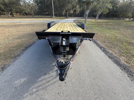 New 2026 H&H Trailers 7K 82X18 Electric Tilt Speed Loader Car Hauler