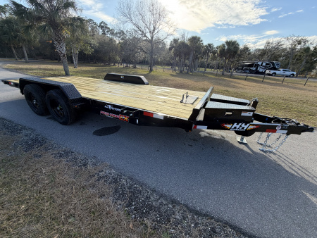 New 2026 H&H Trailers 7K 82X18 Electric Tilt Speed Loader Car Hauler