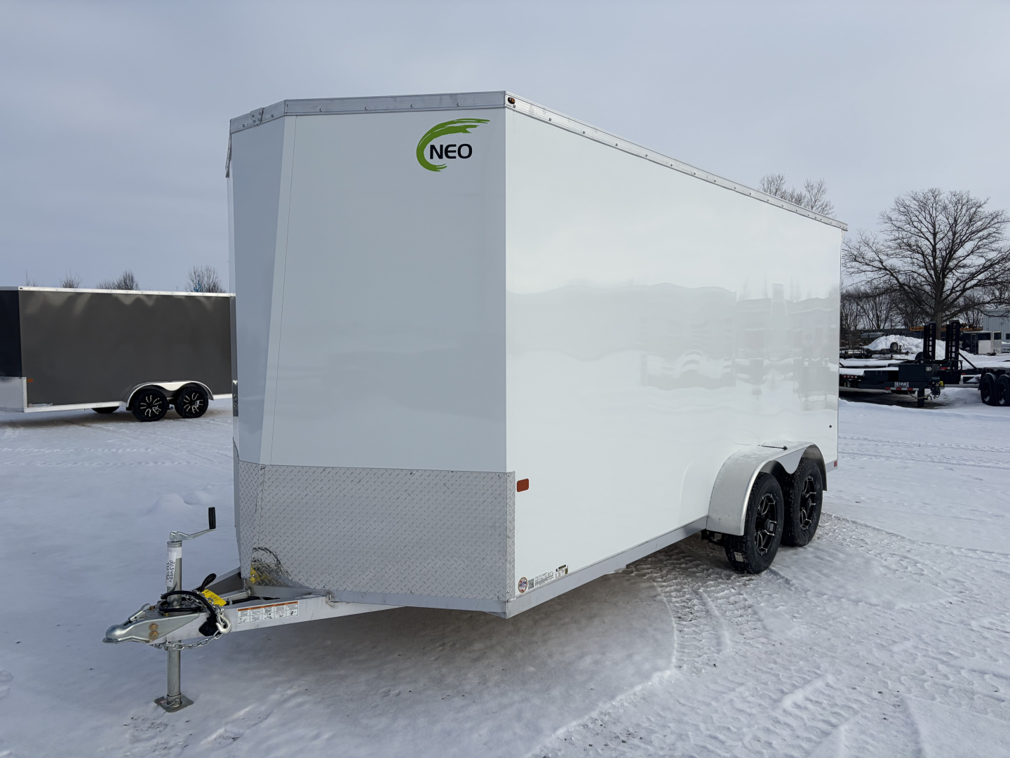 New 2026 NEO Trailers NAVLE167-6 (7' X 16') 7K V-Nose Cargo / Enclosed Trailer
