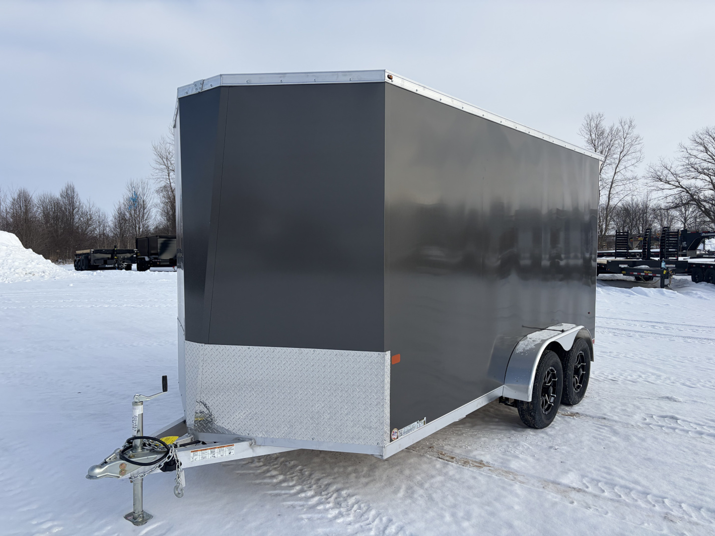 New 2026 NEO Trailers NAVLE147-6 (7' X 14') 7K V-Nose Cargo / Enclosed Trailer
