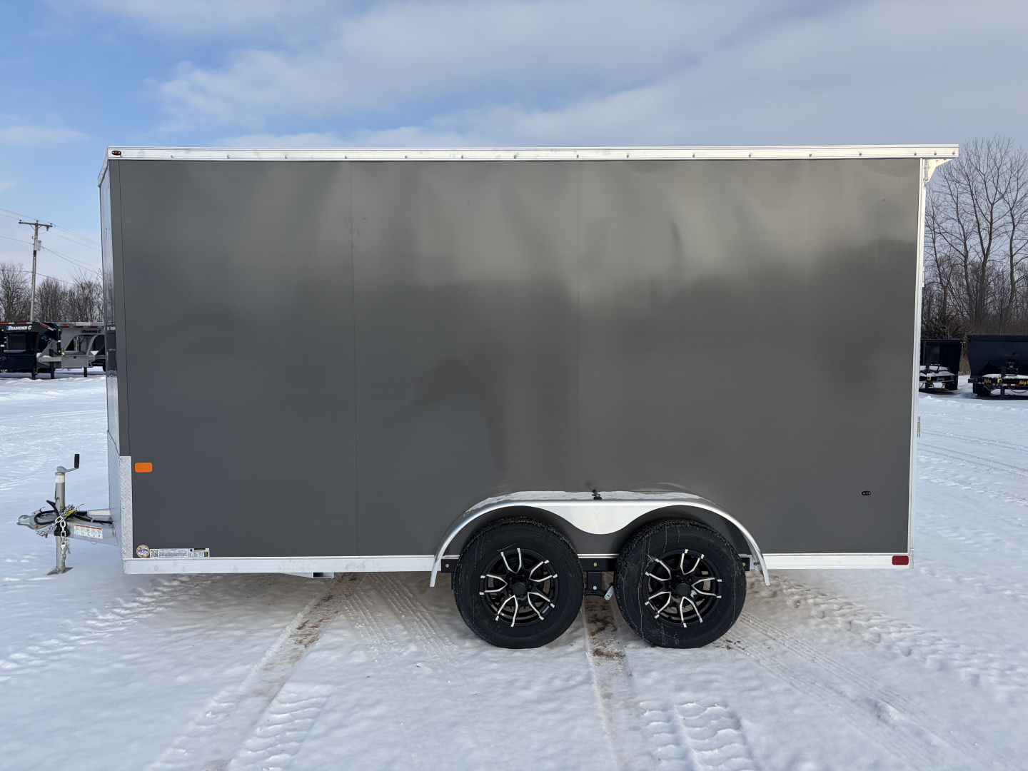 New 2026 NEO Trailers NAVLE147-6 (7' X 14') 7K V-Nose Cargo / Enclosed Trailer