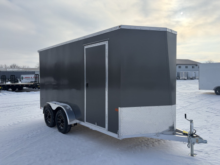 New 2026 NEO Trailers NAVLE147-6 (7' X 14') 7K V-Nose Cargo / Enclosed Trailer