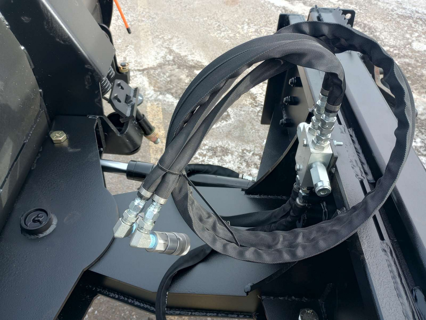 New 2026 Jenkins Iron and Steel 8' Hyd Angle Snow Blade Attachment