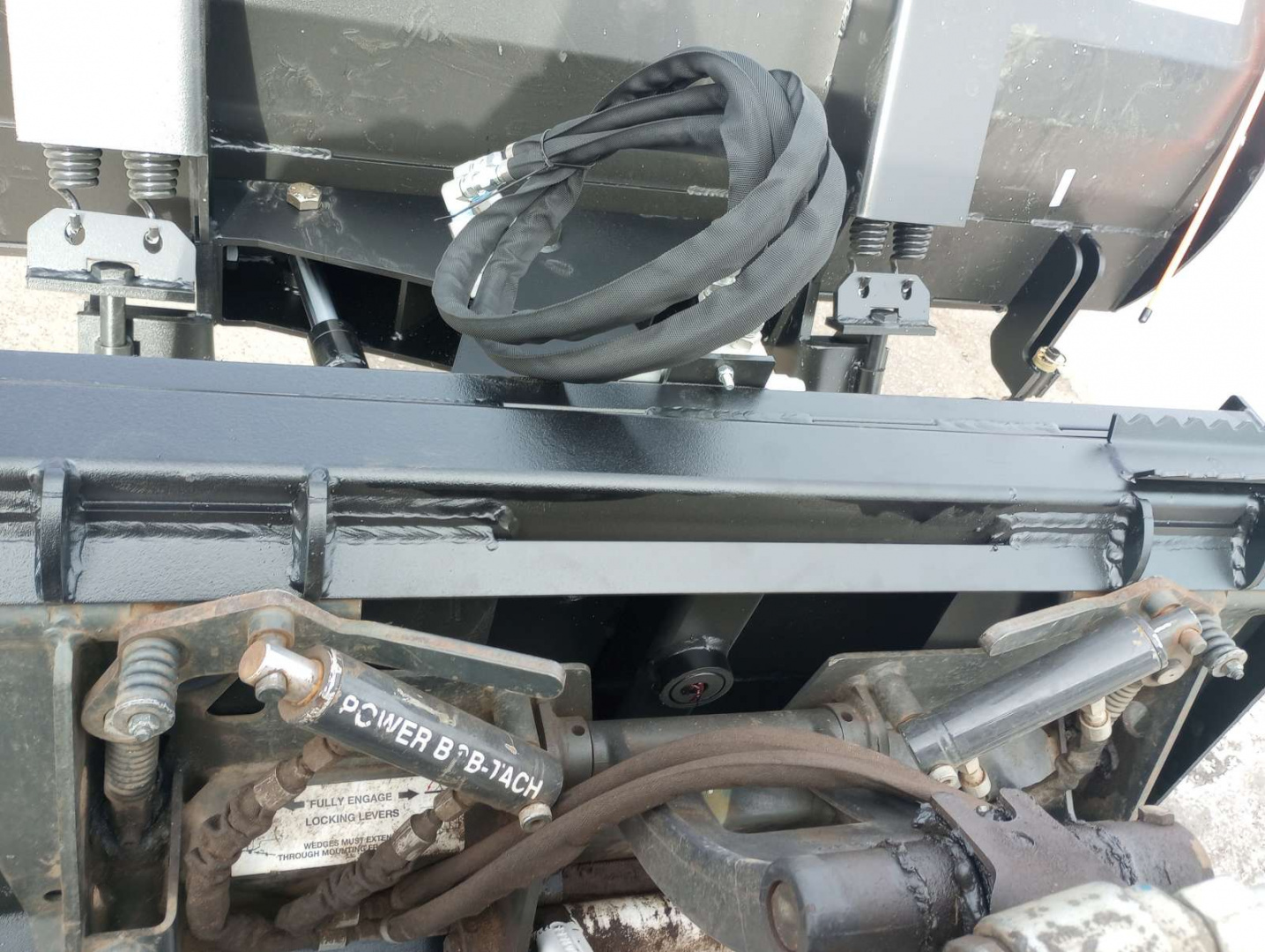 New 2026 Jenkins Iron and Steel 8' Hyd Angle Snow Blade Attachment