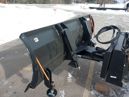 New 2026 Jenkins Iron and Steel 8' Hyd Angle Snow Blade Attachment