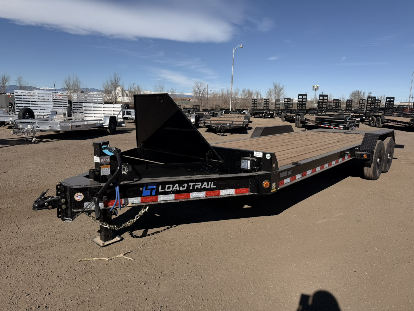 New 2026 Load Trail 7-HD22 I-Beam Equipment Hauler W/ Max Ramps 14K GVWR