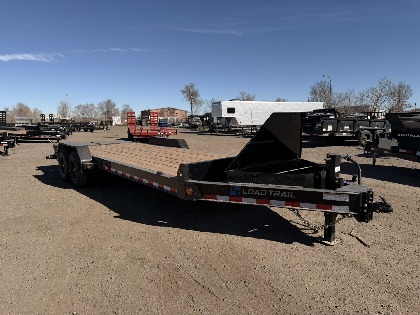 New 2026 Load Trail 7-HD22 I-Beam Equipment Hauler W/ Max Ramps 14K GVWR