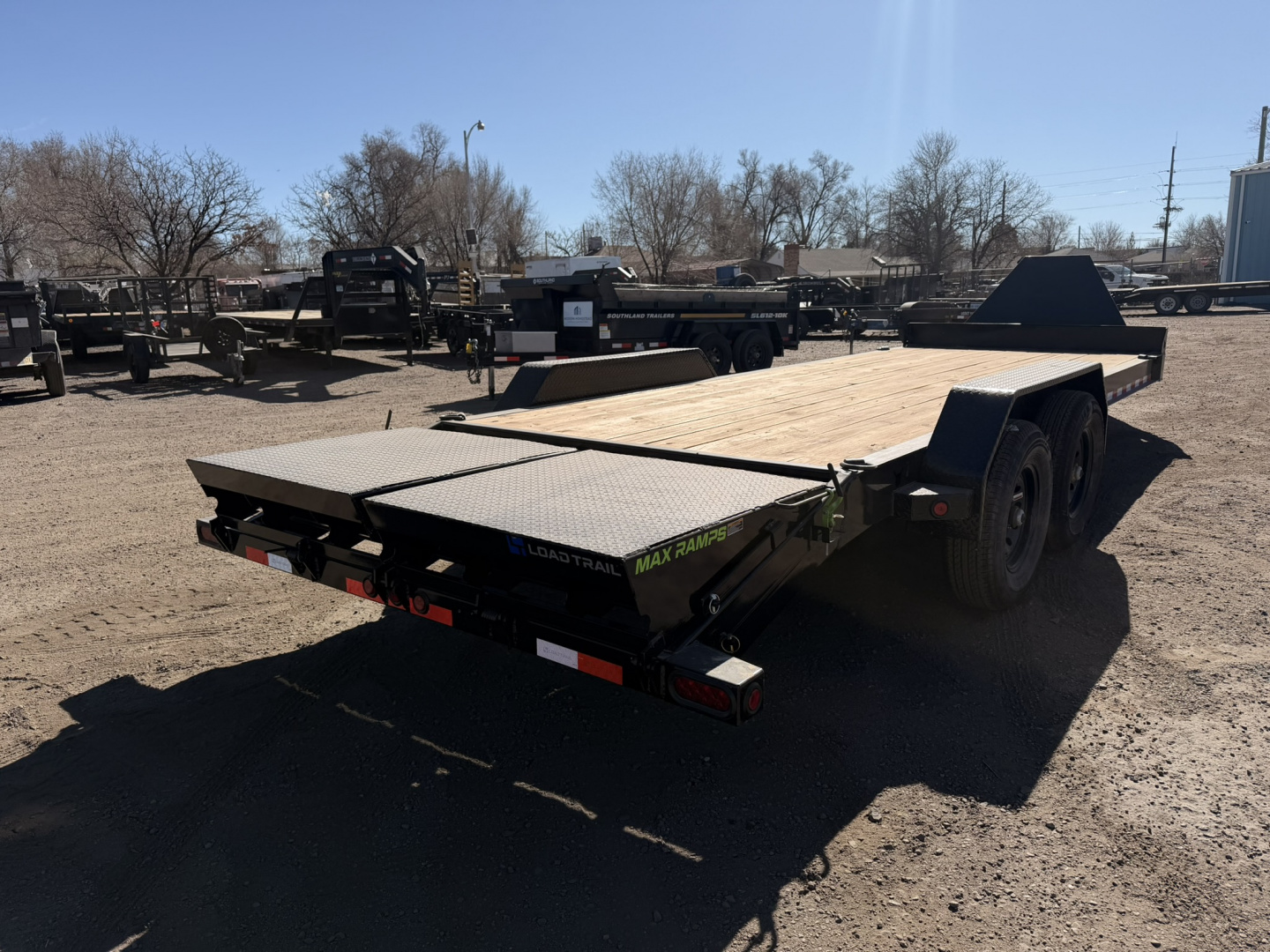 New 2026 Load Trail 7-HD22 I-Beam Equipment Hauler W/ Max Ramps 14K GVWR