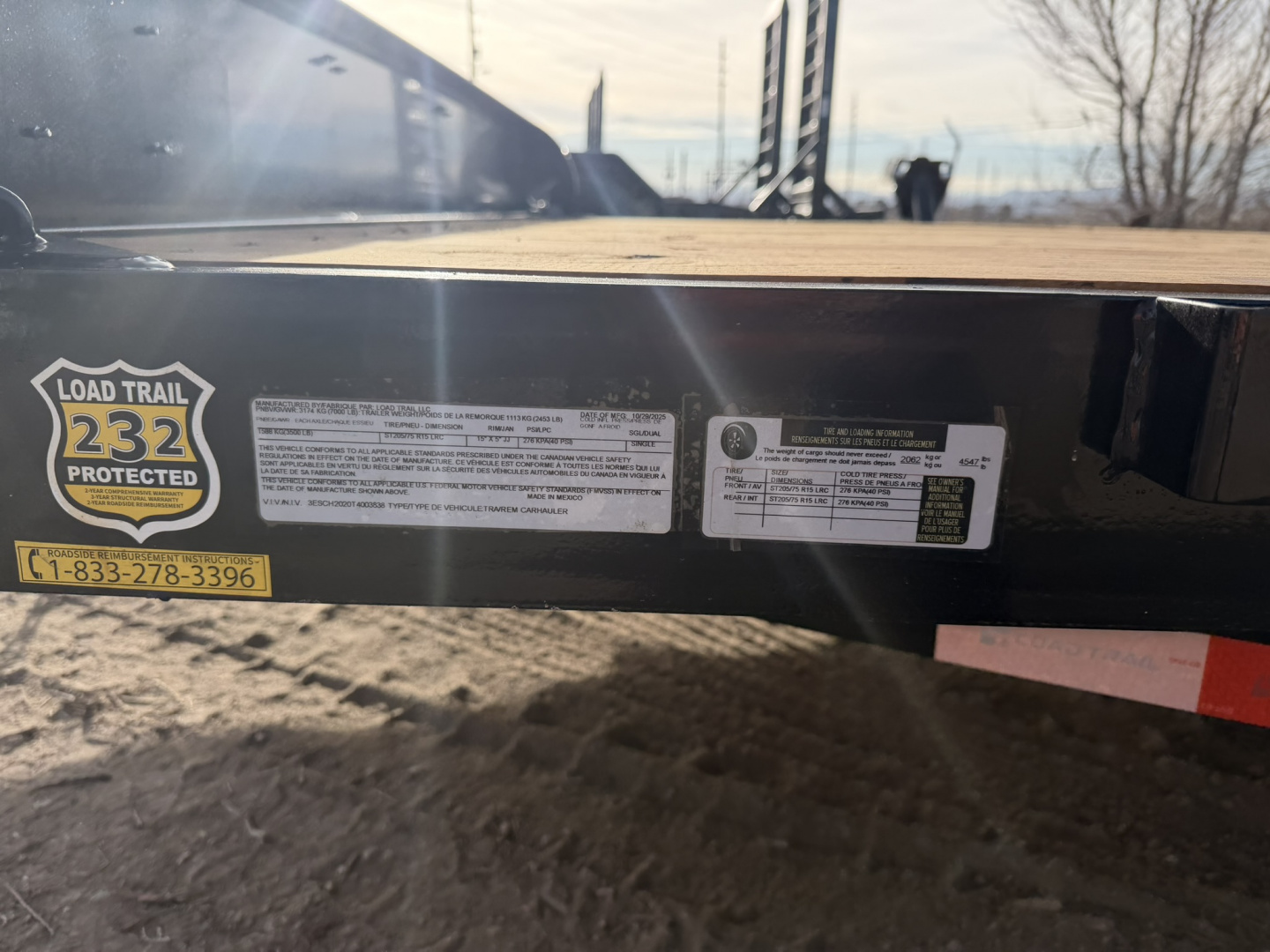 New 2026 Load Trail 7-20 Car Hauler 7K GVWR