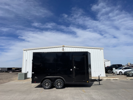 New 2026 Look Trailers BLACK OUT PACKAGE 7' x 14' Enclosed Trailer Cargo / Enclosed Trailer