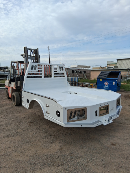 New 2026 Iron Ox TROUGH BED 4 BOX SKIRTED Truck Bed