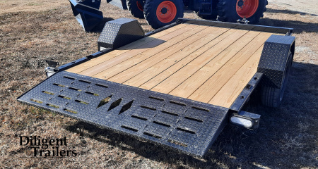 New 2026 Doolittle Trailers 72" x12' Utility Trailer Tilt Deck