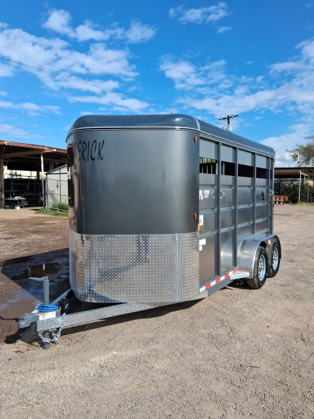 New 2026 Maverick Trailers MAVERICK 2H HS BP GRAY Horse Trailer