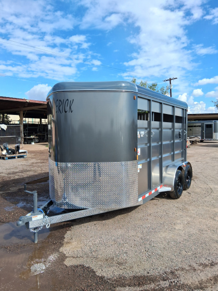 New 2026 Maverick Trailers MAVERICK 2H HS BP GRAY Horse Trailer