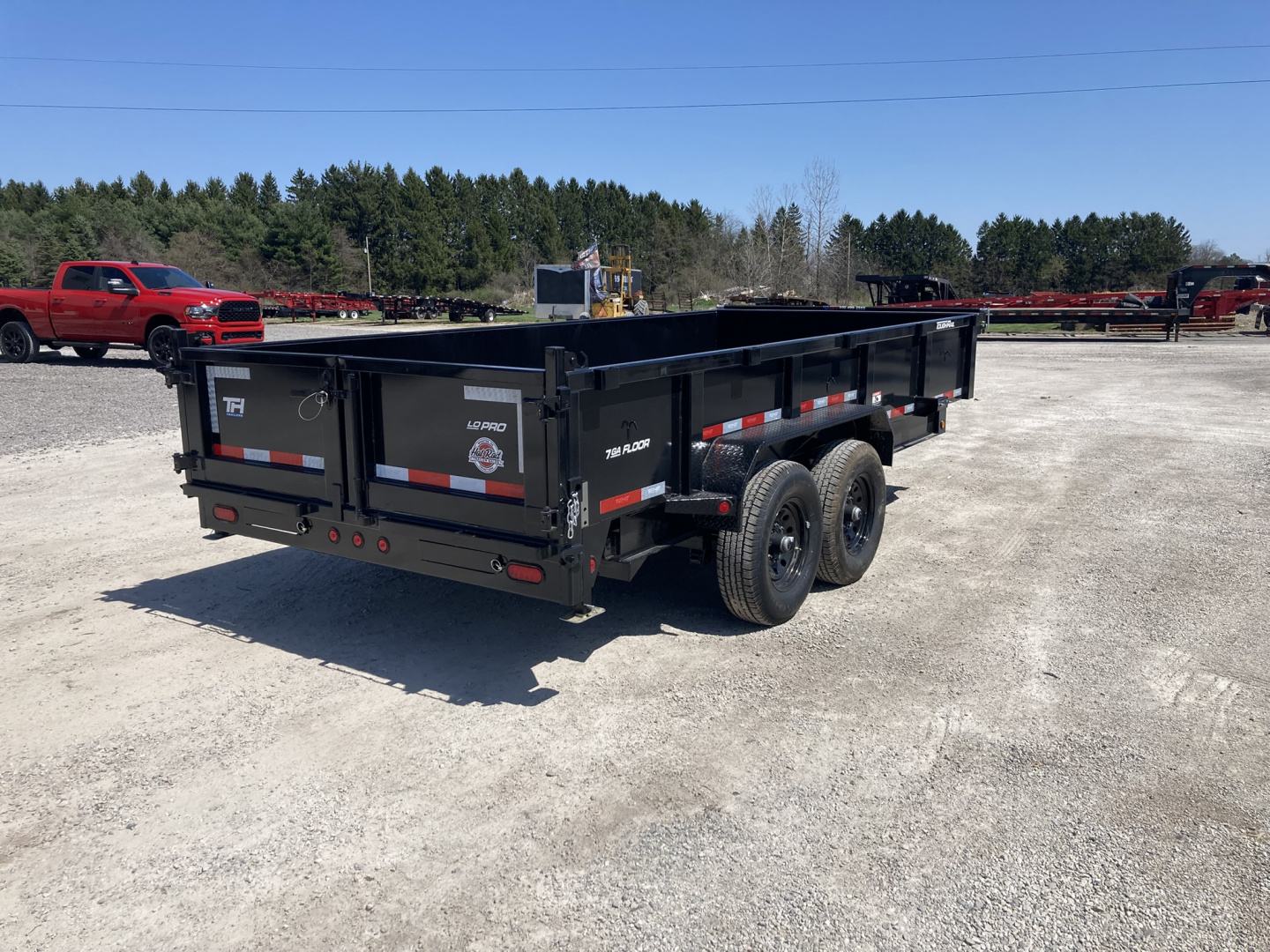New 2026 Top Hat 7x16' Dump Trailer