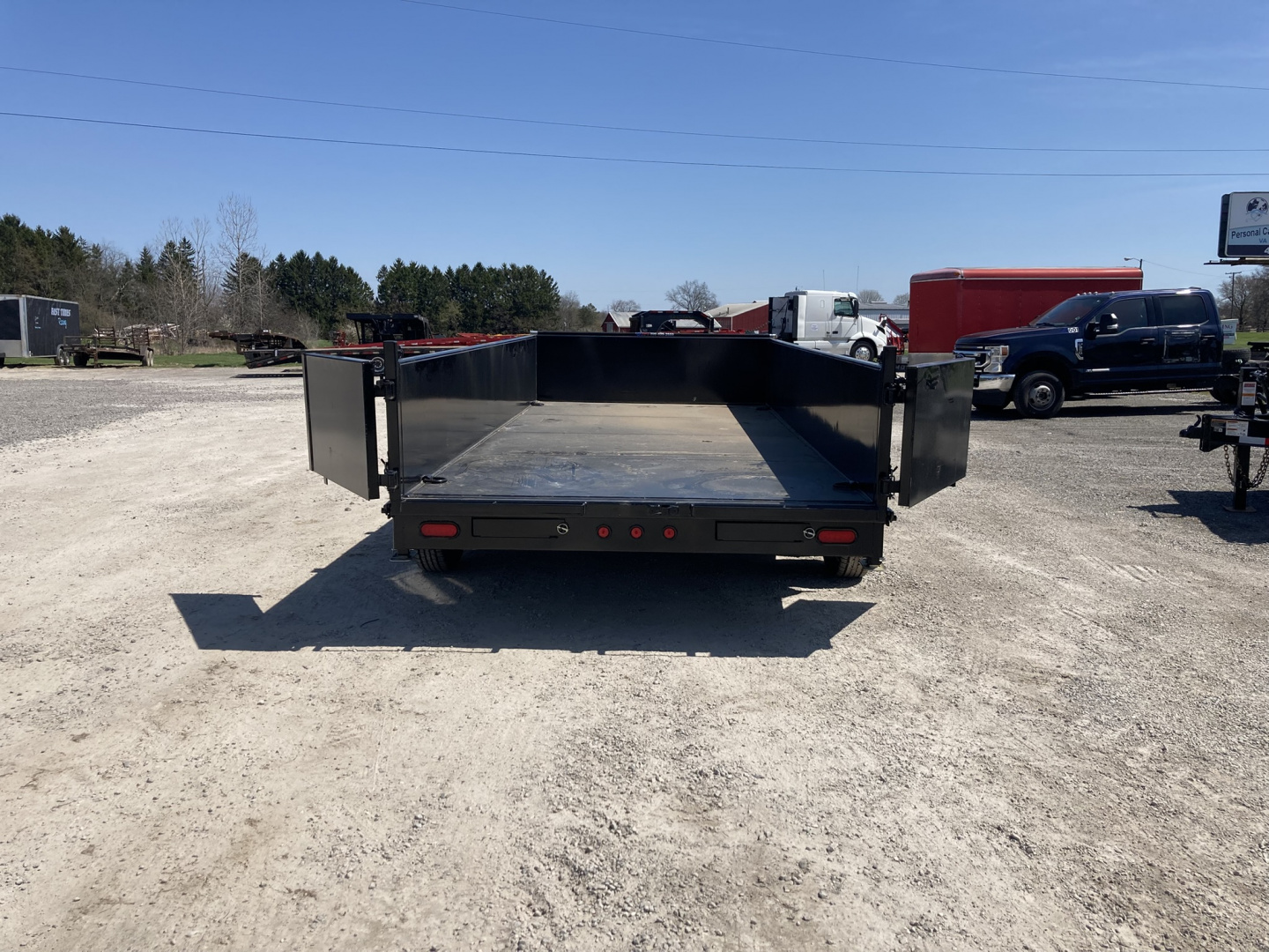 New 2026 Top Hat 7x16' Dump Trailer