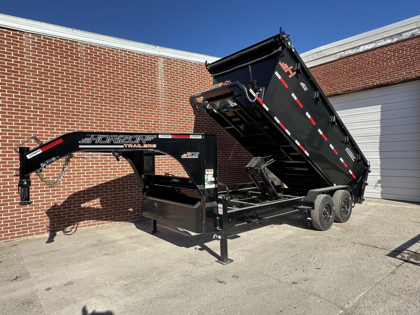 New 2026 Horizon Trailers RDZ 16' GN 16K ROLL OFF Dump Trailer