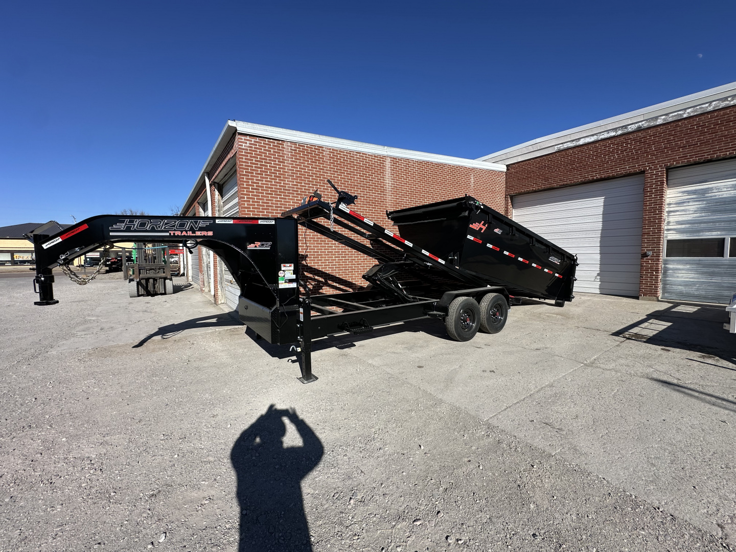 New 2026 Horizon Trailers RDZ 16' GN 16K ROLL OFF Dump Trailer