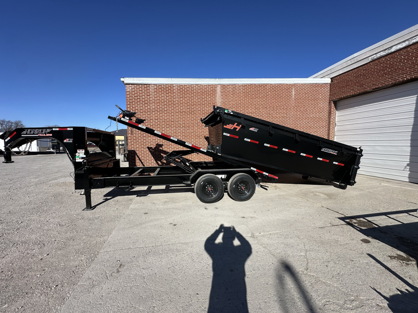 New 2026 Horizon Trailers RDZ 16' GN 16K ROLL OFF Dump Trailer