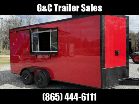 New 2026 Coast 2 Coast 7X16 TA CONCESSION TRAILER Concession
