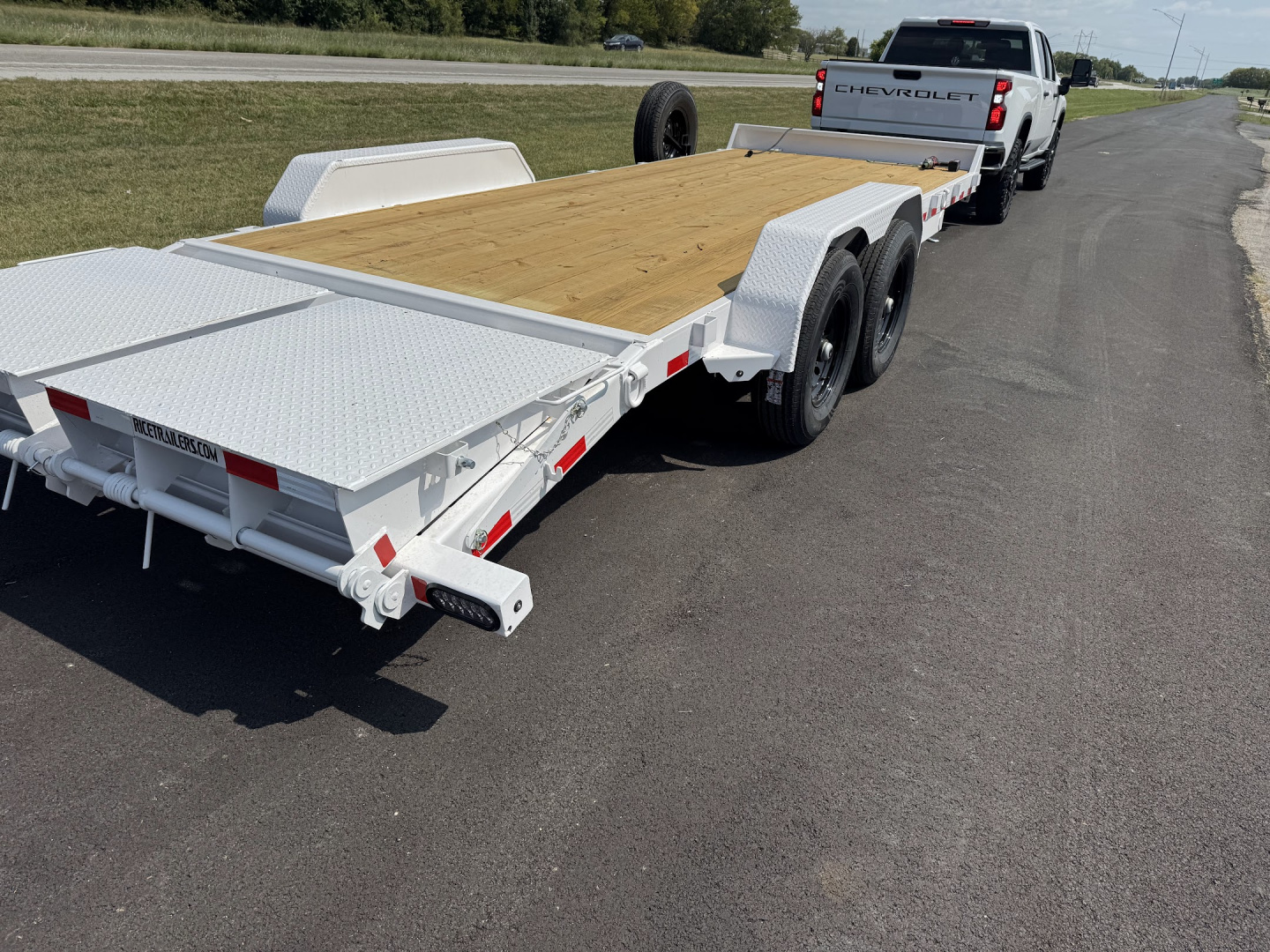 New 2026 Rice 83"x22' Max Ramp Equipment Trailer
