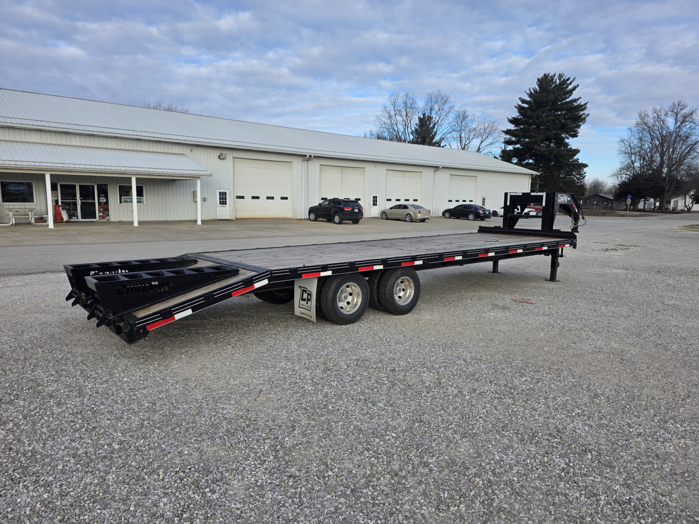 Used 2025 CornPro 25+5 10K GOOSENECK Flatbed Trailer