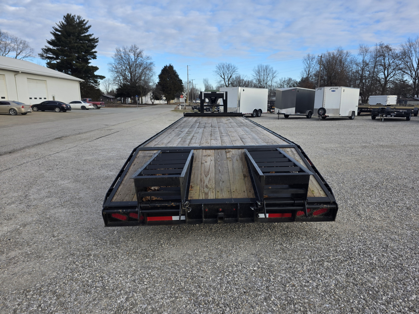 Used 2025 CornPro 25+5 10K GOOSENECK Flatbed Trailer