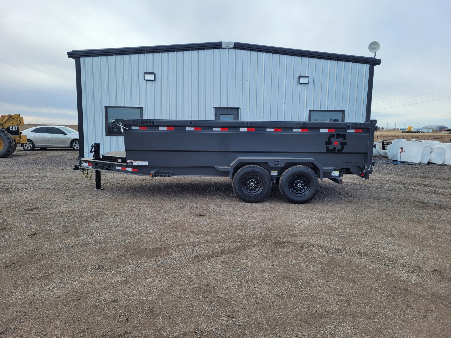 New 2026 Buckshot 83" X 16' BP Dump Trailer W/3' Sides