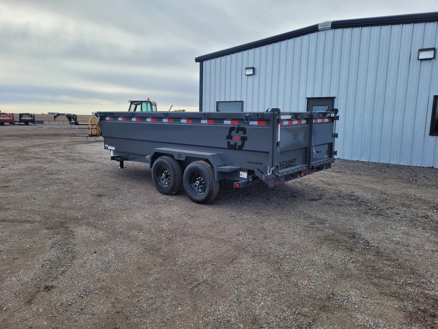 New 2026 Buckshot 83" X 16' BP Dump Trailer W/3' Sides