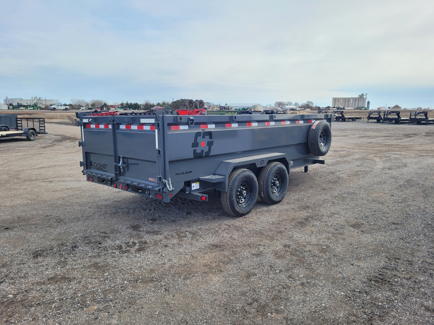 New 2026 Buckshot 83" X 16' BP Dump Trailer W/3' Sides