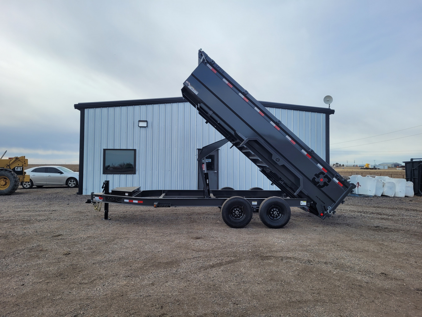 New 2026 Buckshot 83" X 16' BP Dump Trailer W/3' Sides