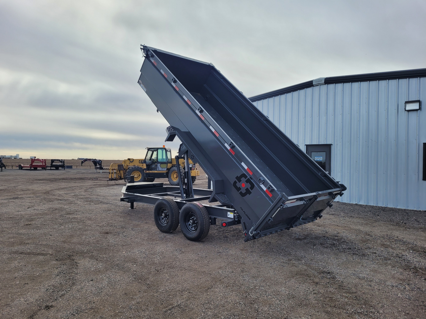 New 2026 Buckshot 83" X 16' BP Dump Trailer W/3' Sides