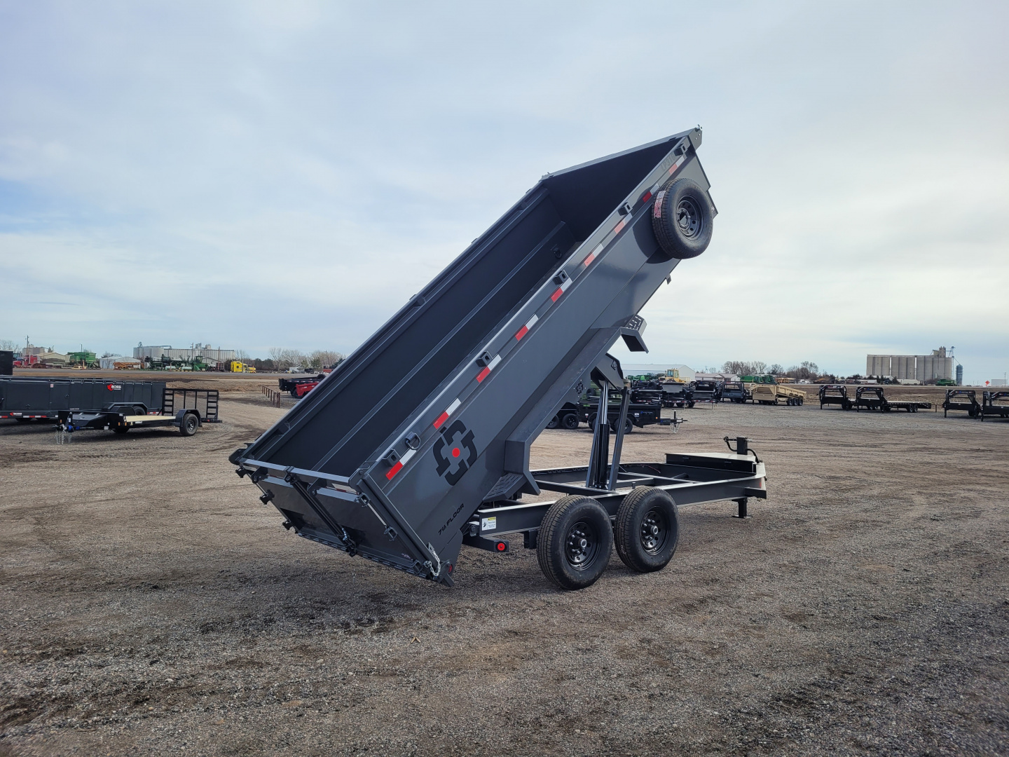 New 2026 Buckshot 83" X 16' BP Dump Trailer W/3' Sides