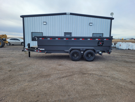 New 2026 Buckshot 83  X 16' BP Dump Trailer W/3' Sides
