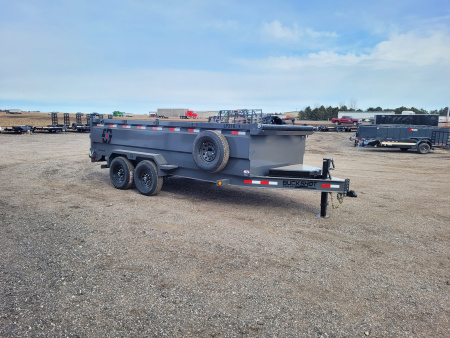 New 2026 Buckshot 83" X 16' BP Dump Trailer W/3' Sides
