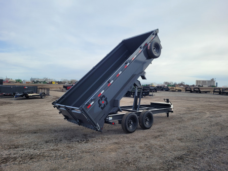 New 2026 Buckshot 83" X 16' BP Dump Trailer W/3' Sides