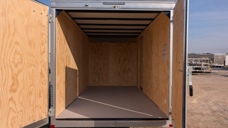 New 2026 Car Mate 7x14 HD Custom Contractor Trailer w/ Barn Doors